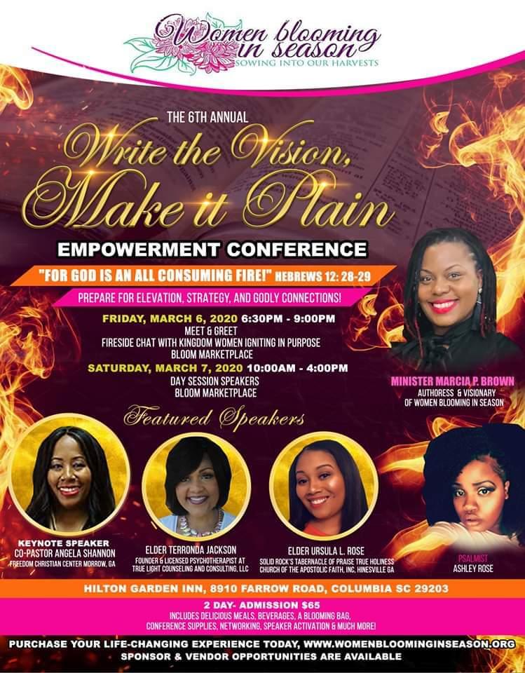 The 6th Annual Write The Vision Make It Plain Empowerment