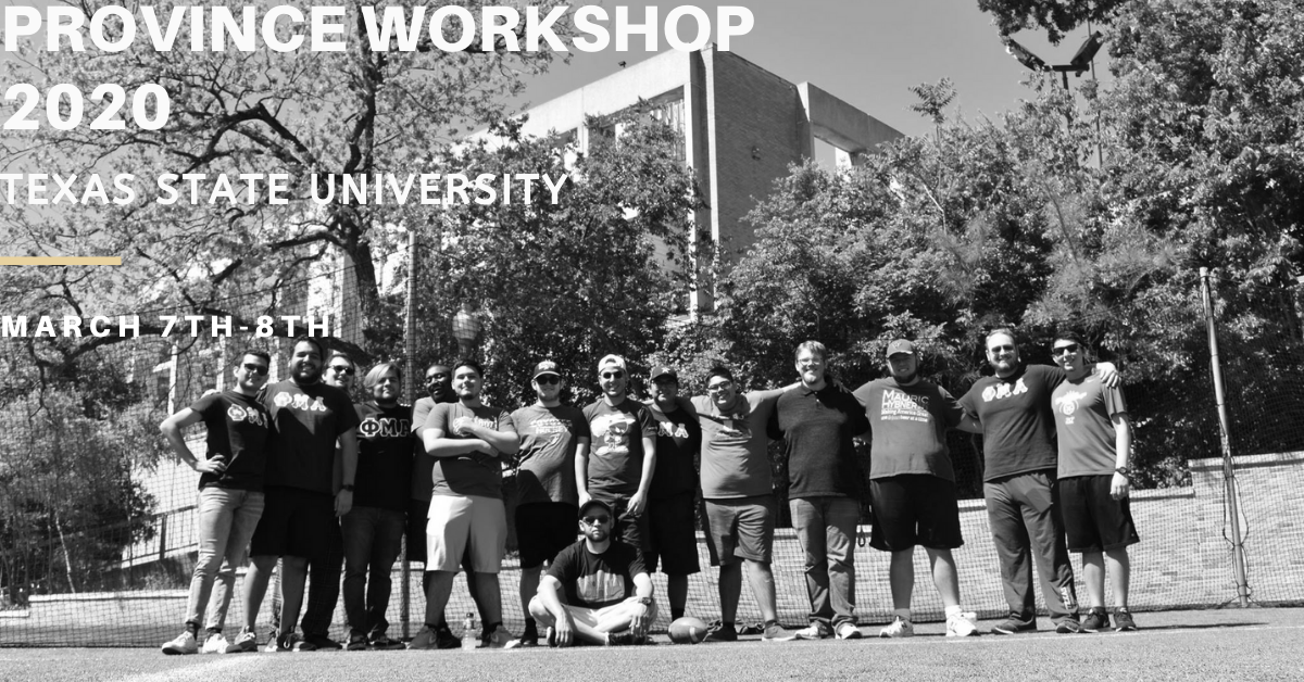 Phi Mu Alpha Sinfonia: Province Workshop 2020 - 7 MAR 2020