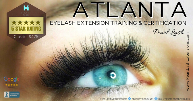 Classic Eyelash Extension Training Hosted by Pearl Lash Atlanta, GA June 14, 2020