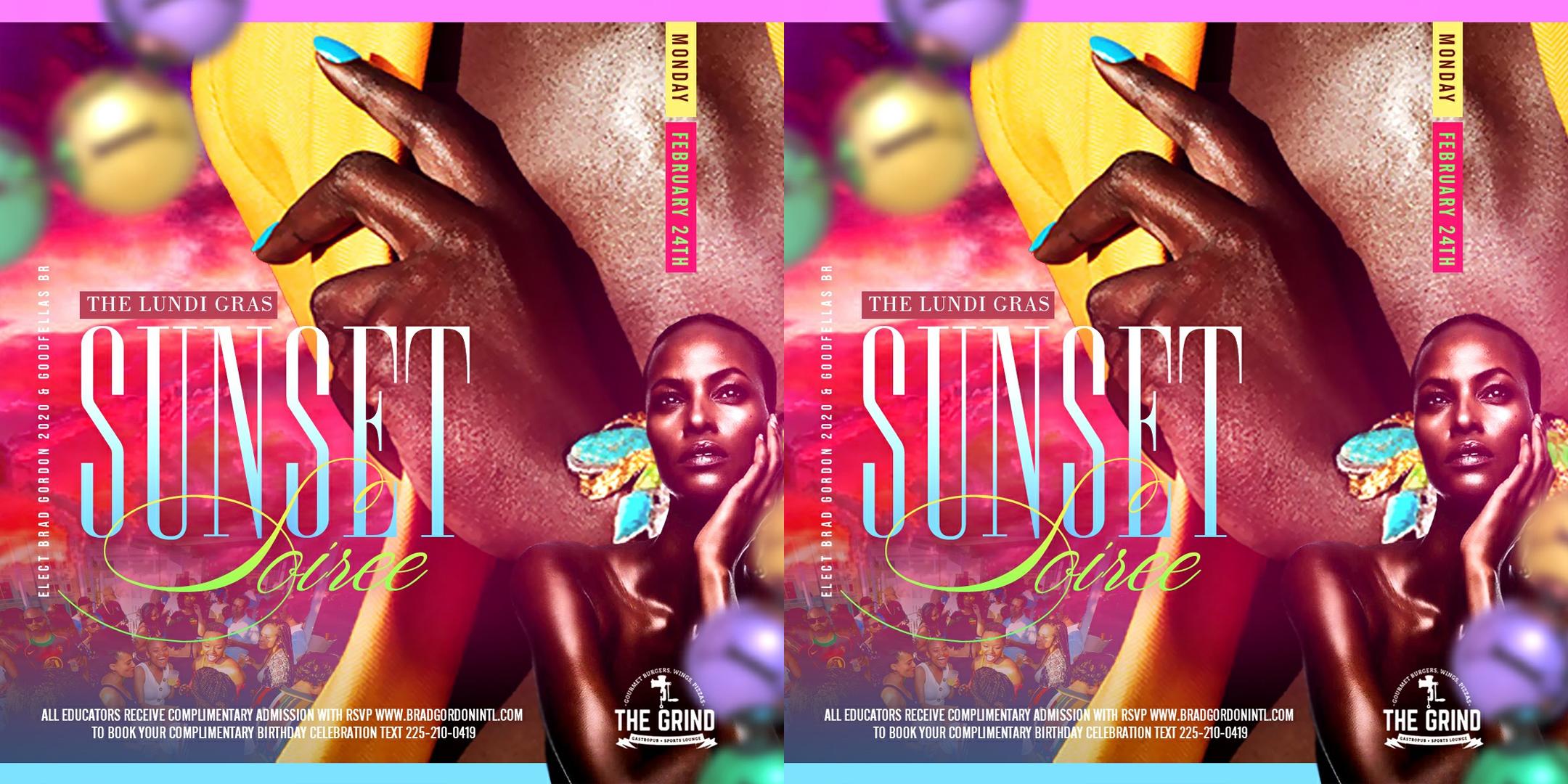 The Lundi Gras Sunset Soiree at The Grind