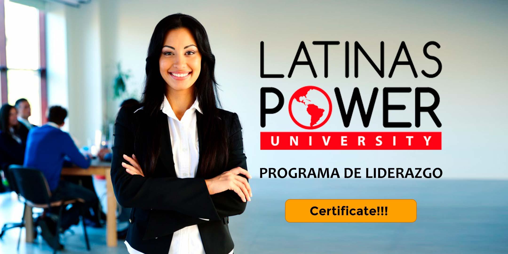 Latinas Power Leadership Certificate - Certificación de Liderazgo