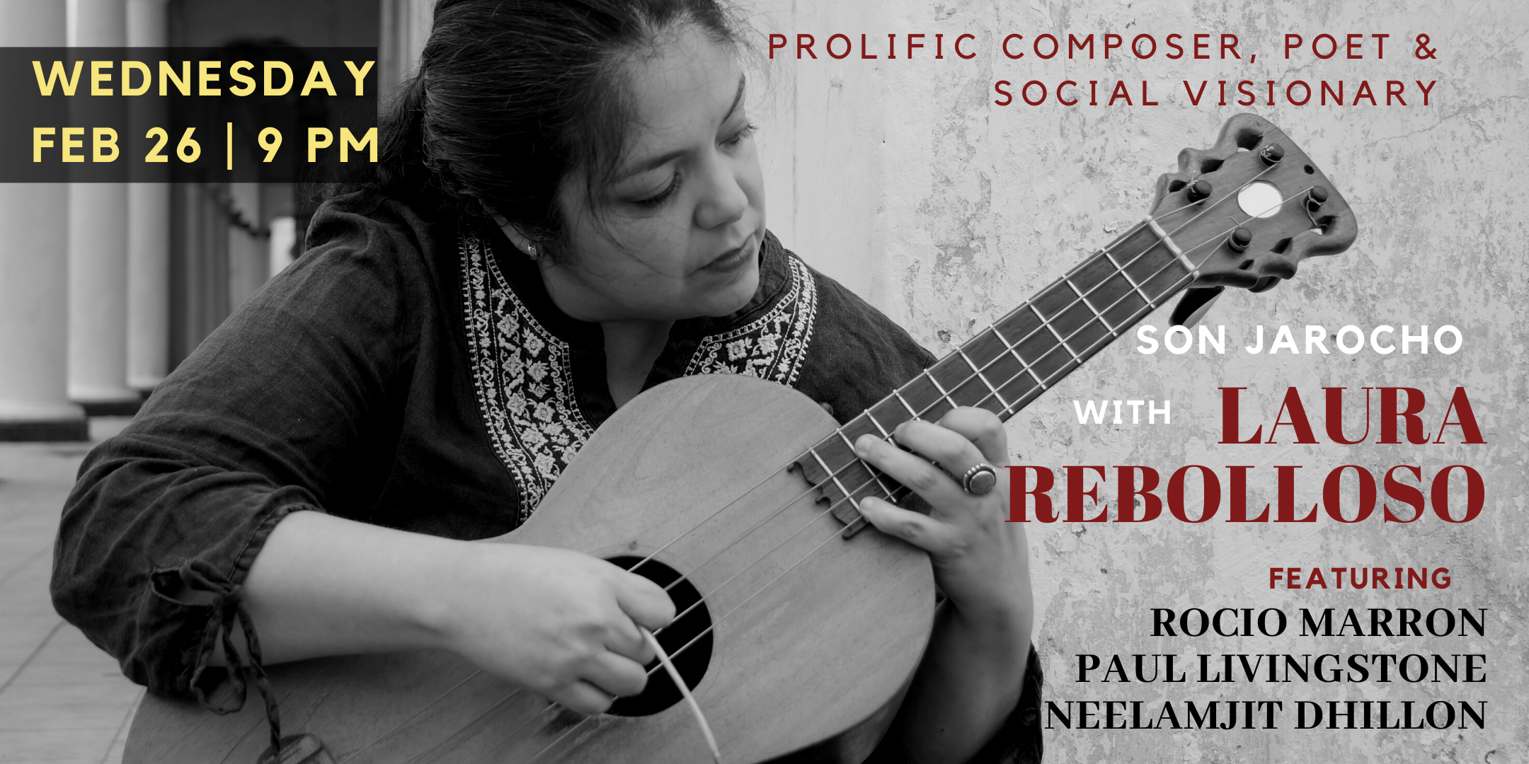 Son Jarocho | Laura Rebolloso with violin, sitar and tabla musicians ...