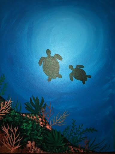 'Sea Turtle' - Fun Paint and Sip Event