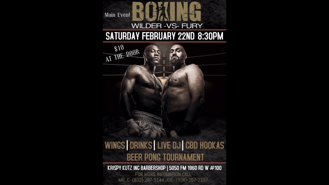 WILDER VS FURY 2 FIGHT PARTY!!!! BEER PONG TOURNAMENT 