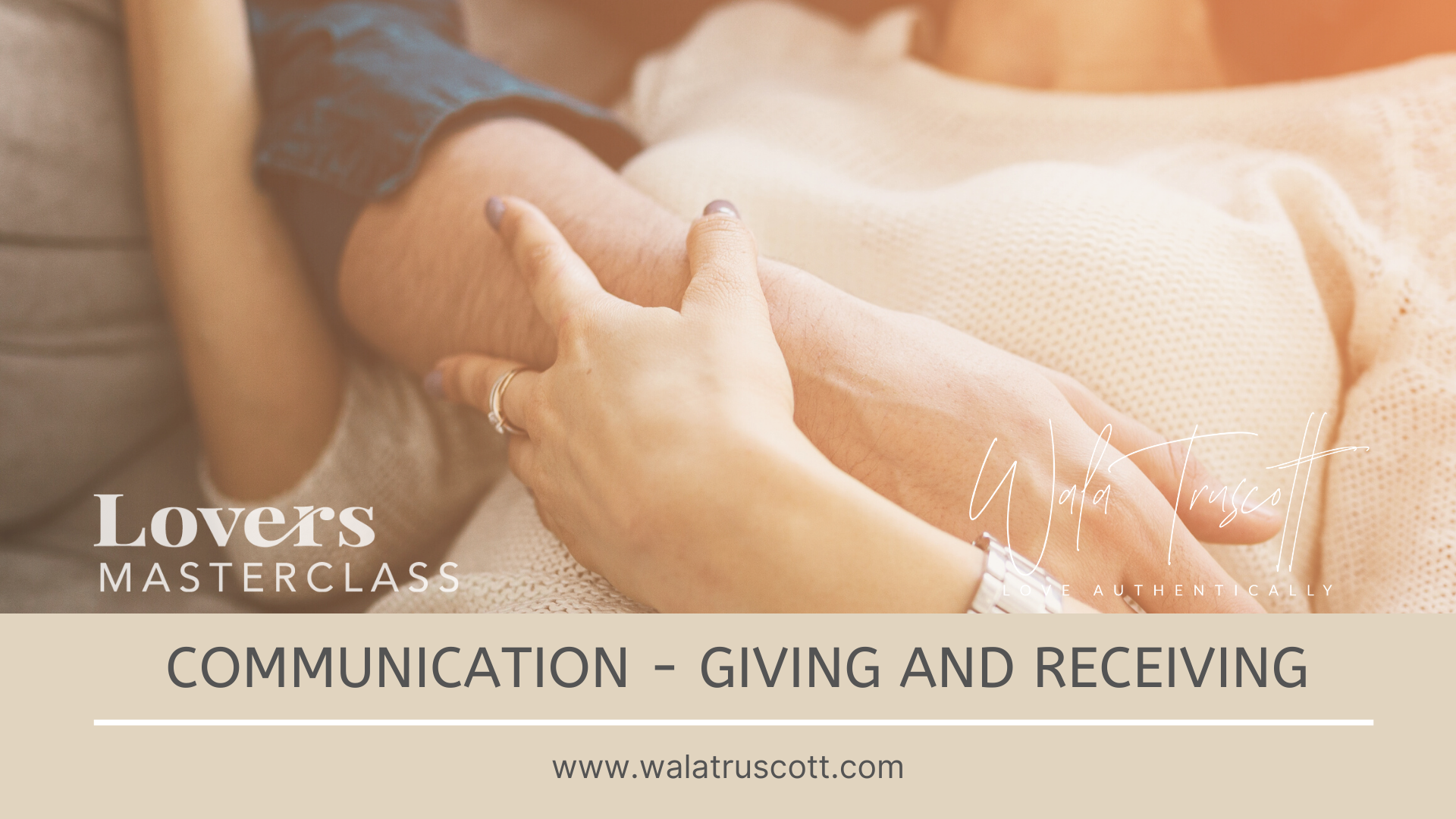 Authentic Giving and Receiving - 1-day
