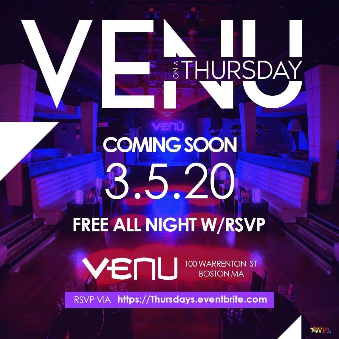 Club Venu On Thursday’s