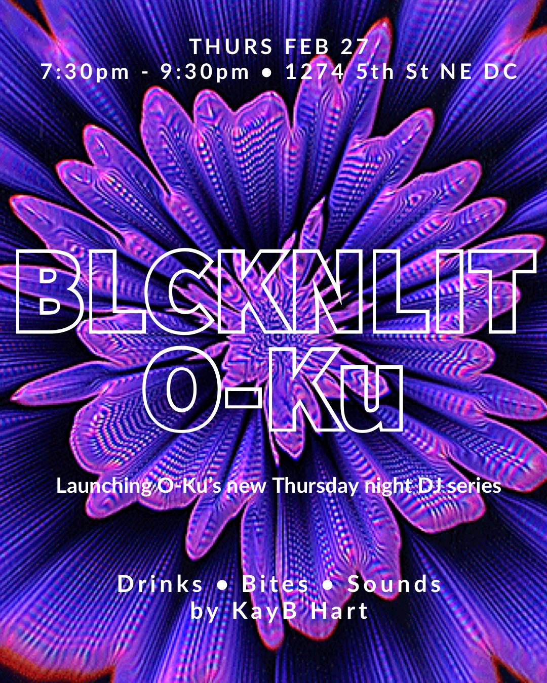 Thursday Night DJ Series Launch at O-Ku with BLCKNLIT