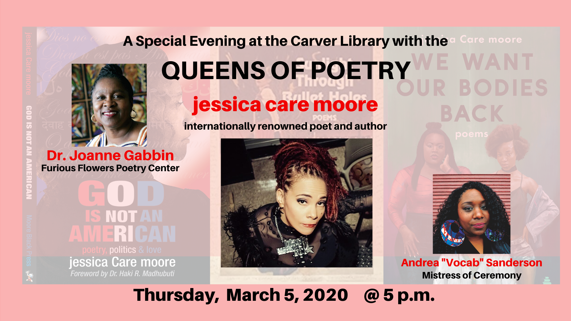 Carver Library Presents: Queens of Poetry