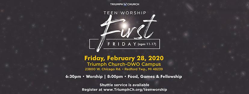 Triumph's First Friday Teen Worship