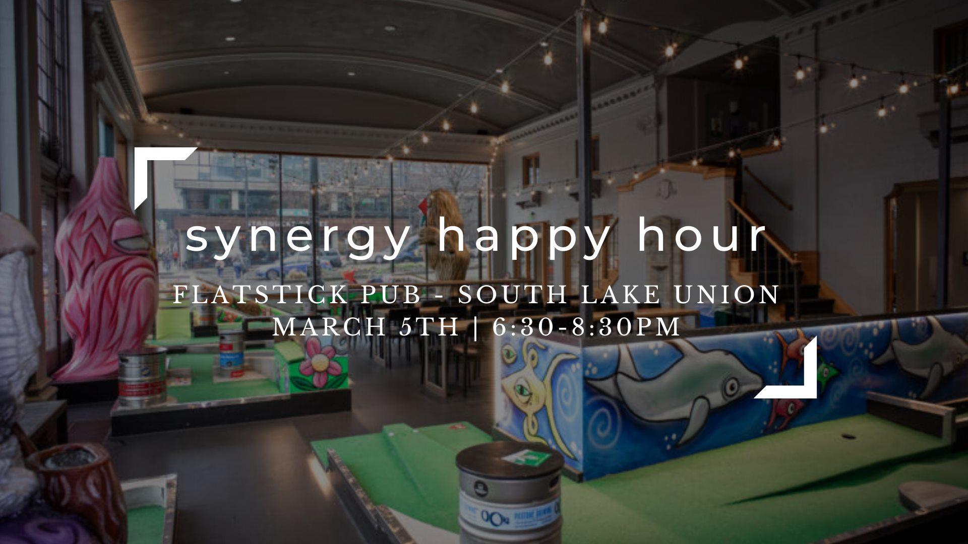 Synergy Happy Hour: Flatstick Pub South Lake Union