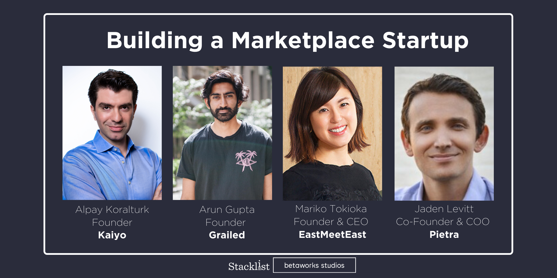 Building a Marketplace Startup 