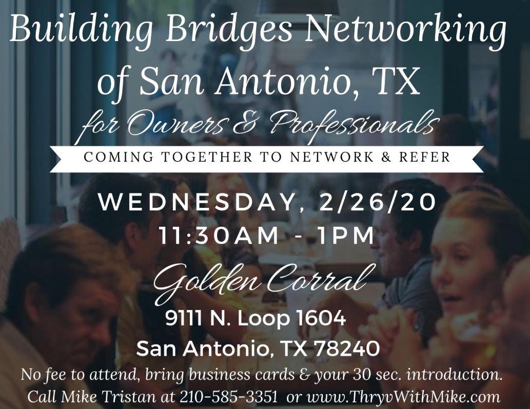 Building Bridges Networking of San Antonio, TX