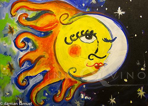 'Sun and Moon' - Fun Paint and Sip Event
