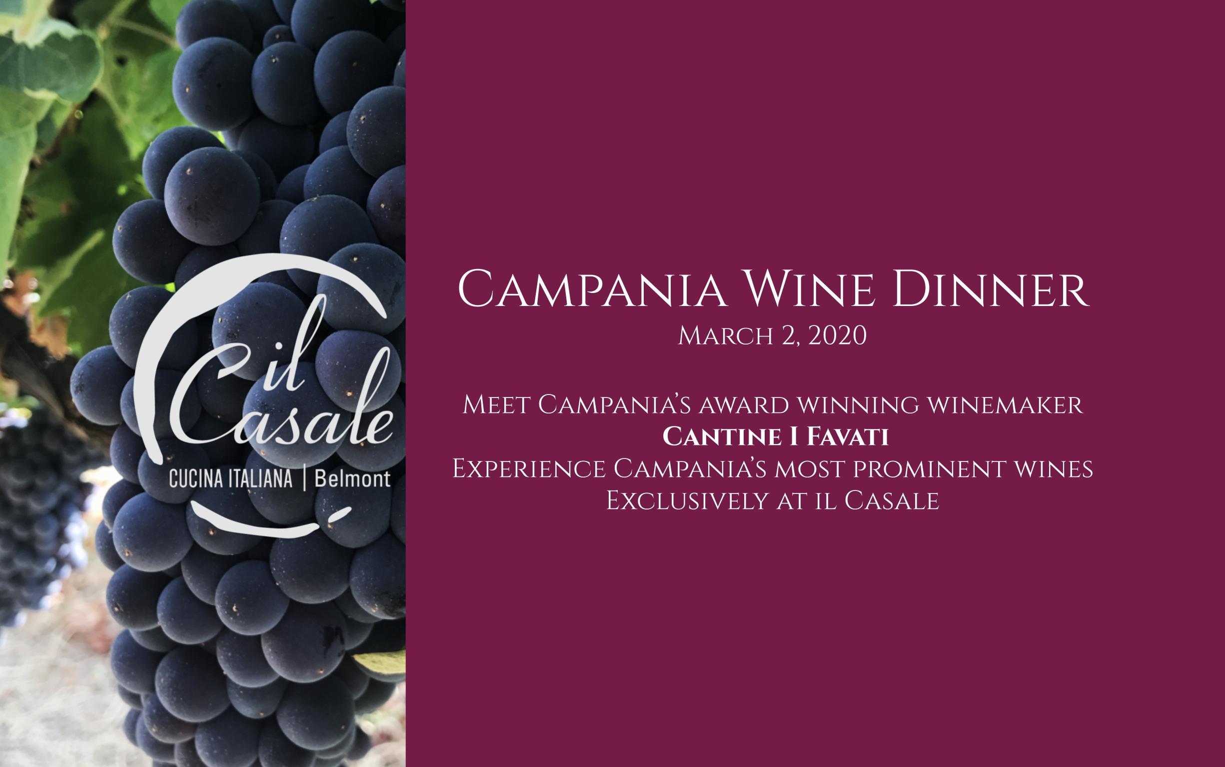 Campania Wine Dinner