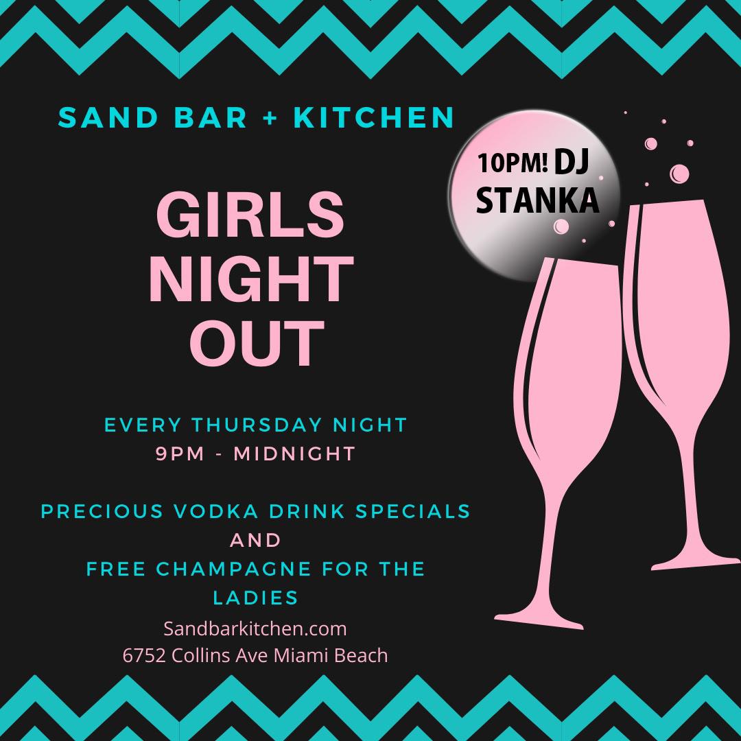 Thursday is Girls Night Out!