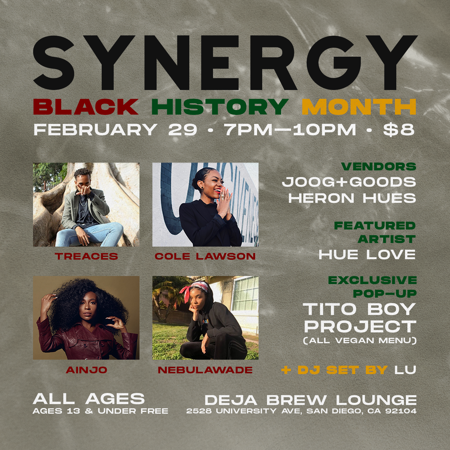 SYNERGY.SD: Honoring BLACK HISTORY MONTH 02/29/20