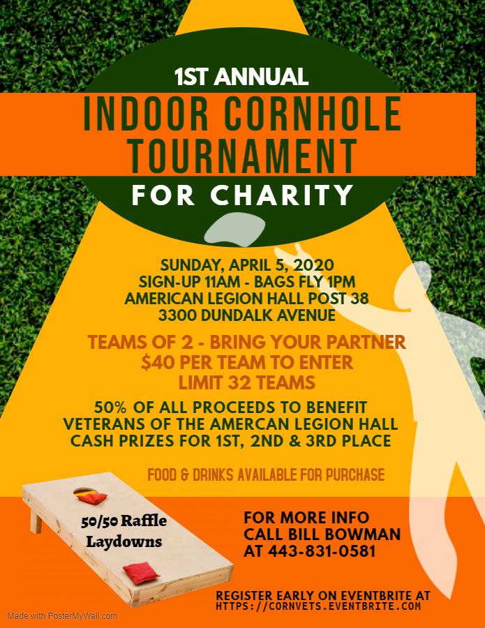 1st Annual Indoor Cornhole Tournament