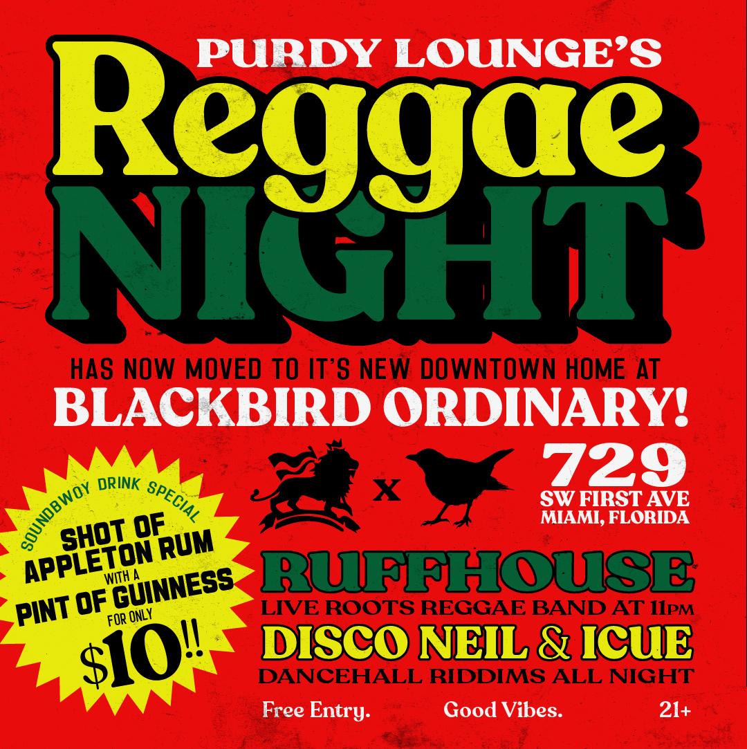 Purdy Lounge's Reggae Night