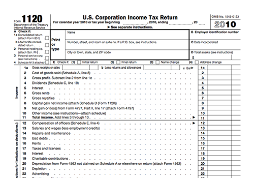 Intro to Business Tax returns