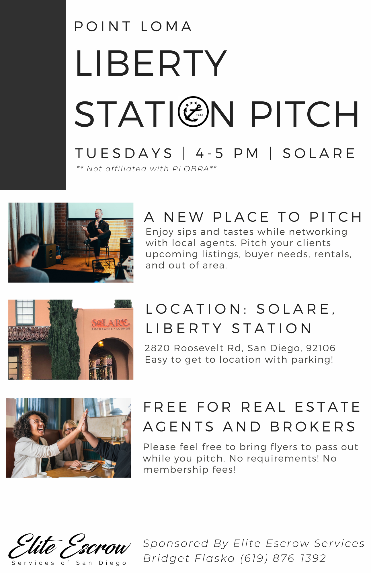 Liberty Station Realtor Pitch & Happy Hour