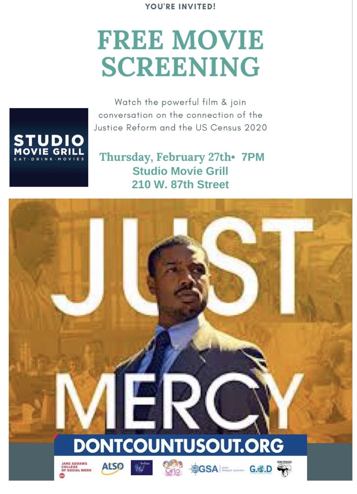 Just Mercy Movie Screening & Census Talk