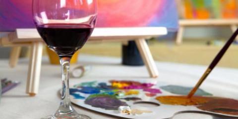 Sips and Strokes: Wine Glass Painting