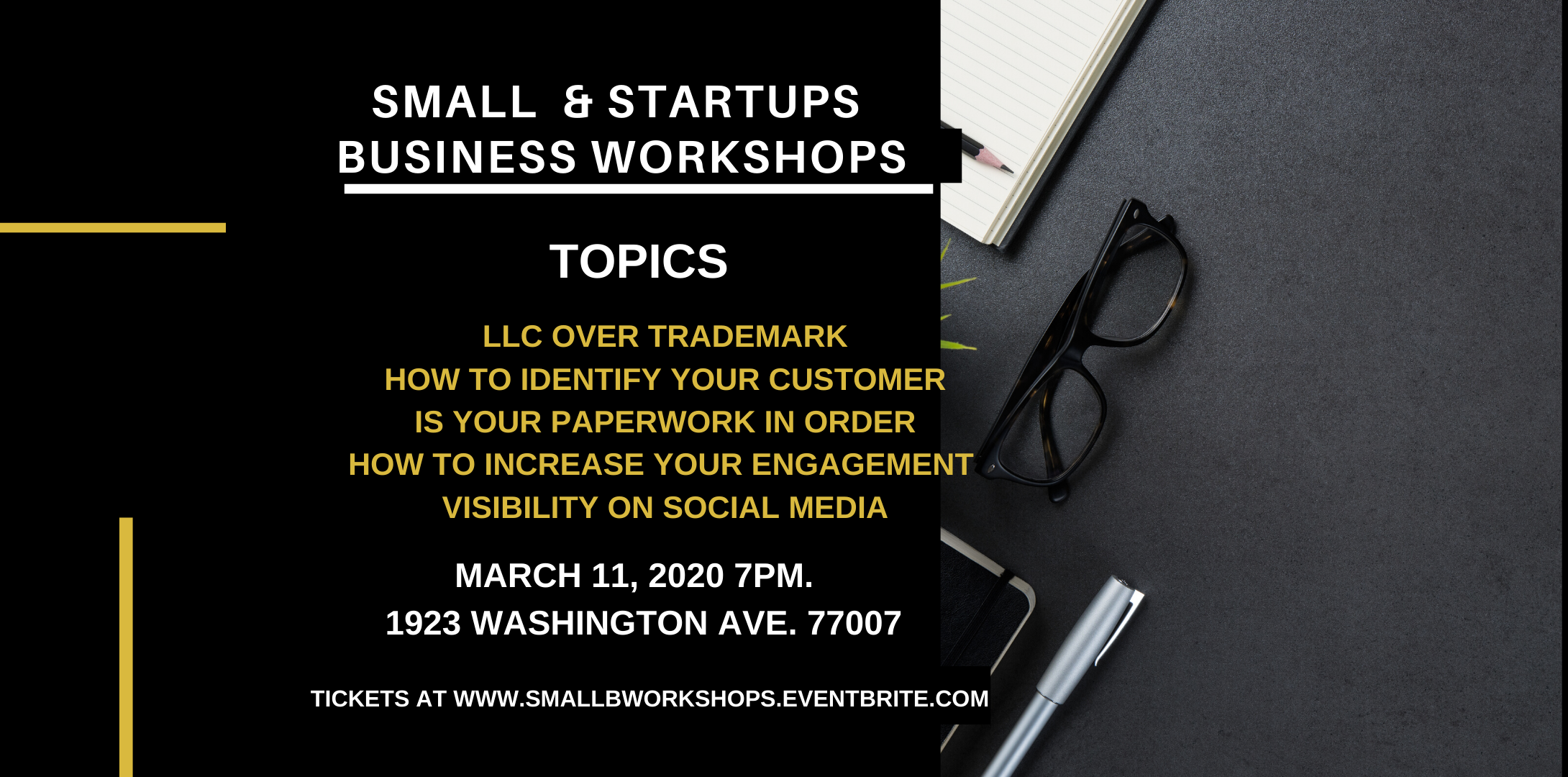 Startup & Small Business Workshops