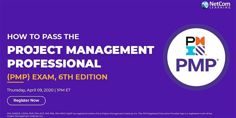Free Online Course - How to Pass the Project Management Professional (PMP®) Exam