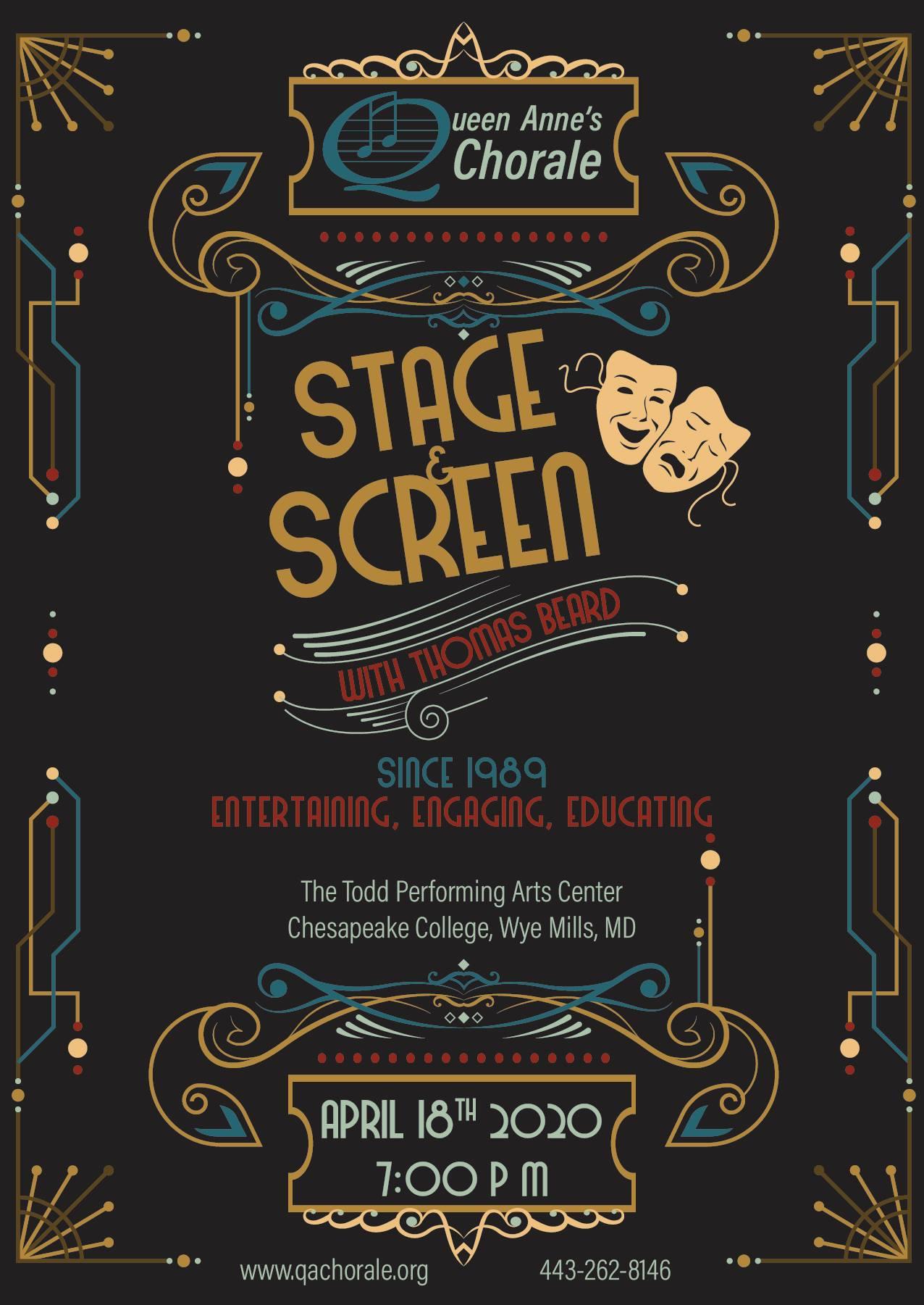 Queen Anne's Chorale presents Stage and Screen with Thomas Beard - 18 ...