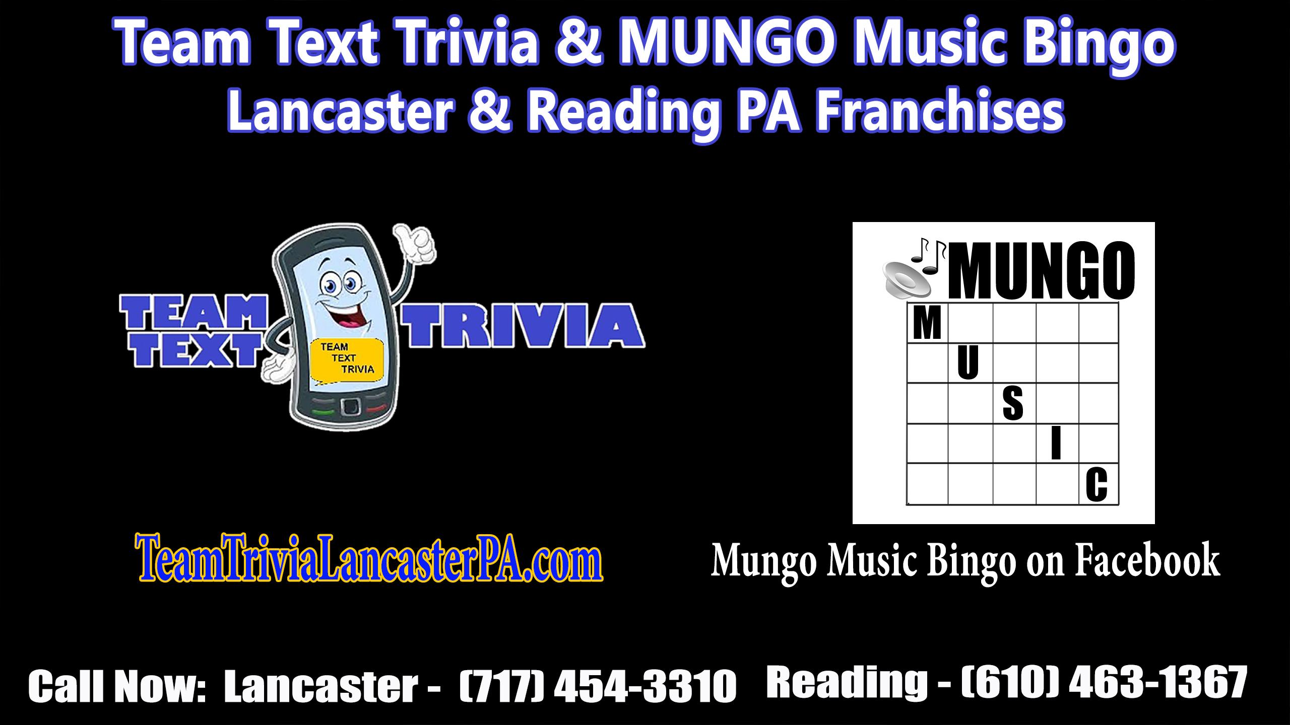 Lancaster Trivia Night, Team Trivia & MUNGO Music Bingo @ American Legion