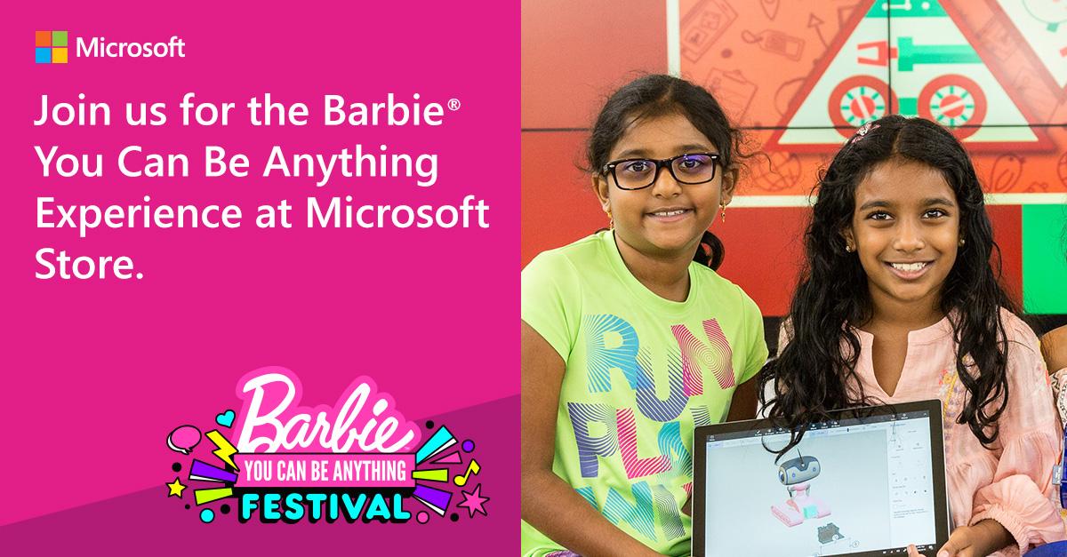 Barbie You Can Be Anything Experience at Microsoft Store- Fashion Show