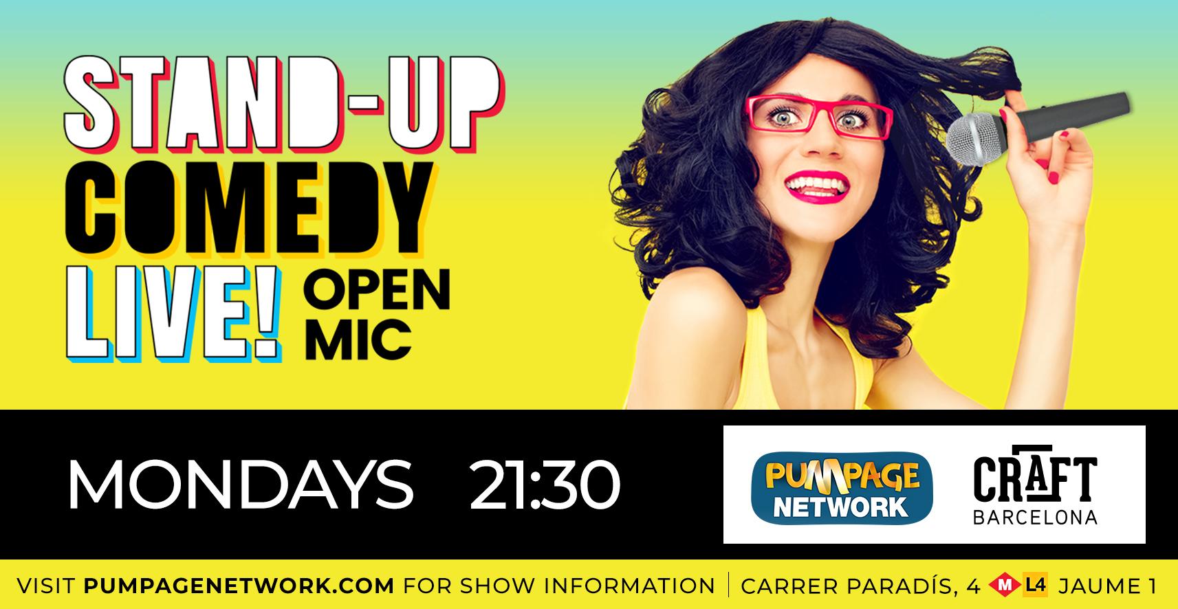Stand-up Comedy Live! Open Mic