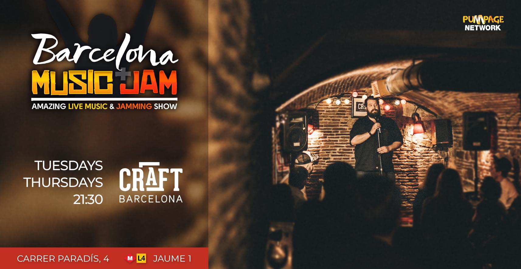 Barcelona Music + Jam = Free Live Music and band competition