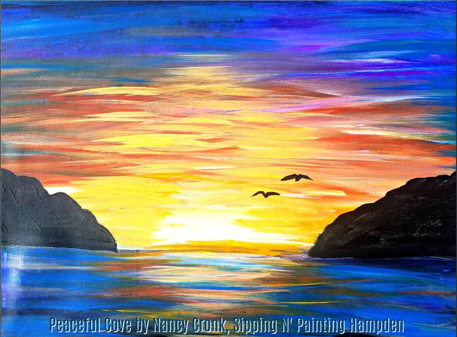 Paint Wine Denver Peaceful Cove Wed March 4th 6:30pm $35