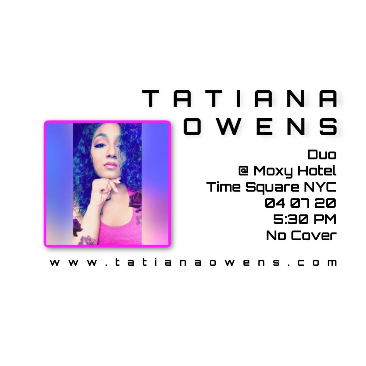 Tatiana Owens at The Moxy Hotel, Times Square NYC