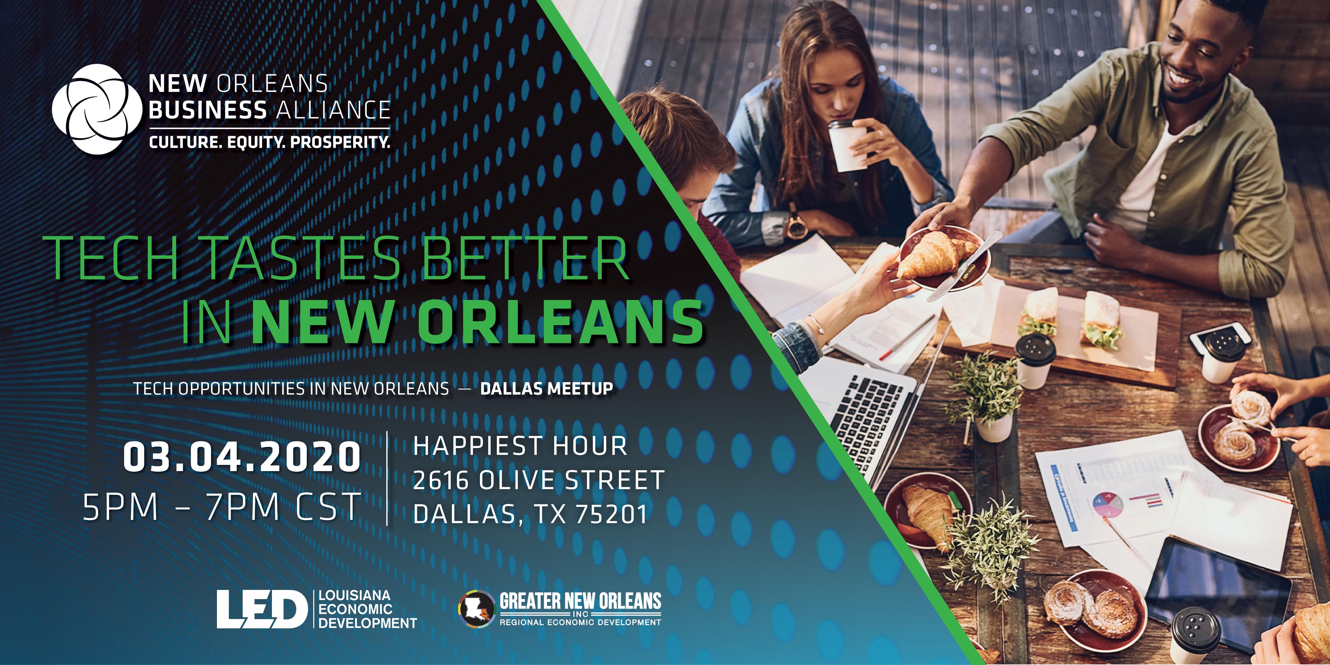 Tech Opportunities in New Orleans - Dallas Meetup