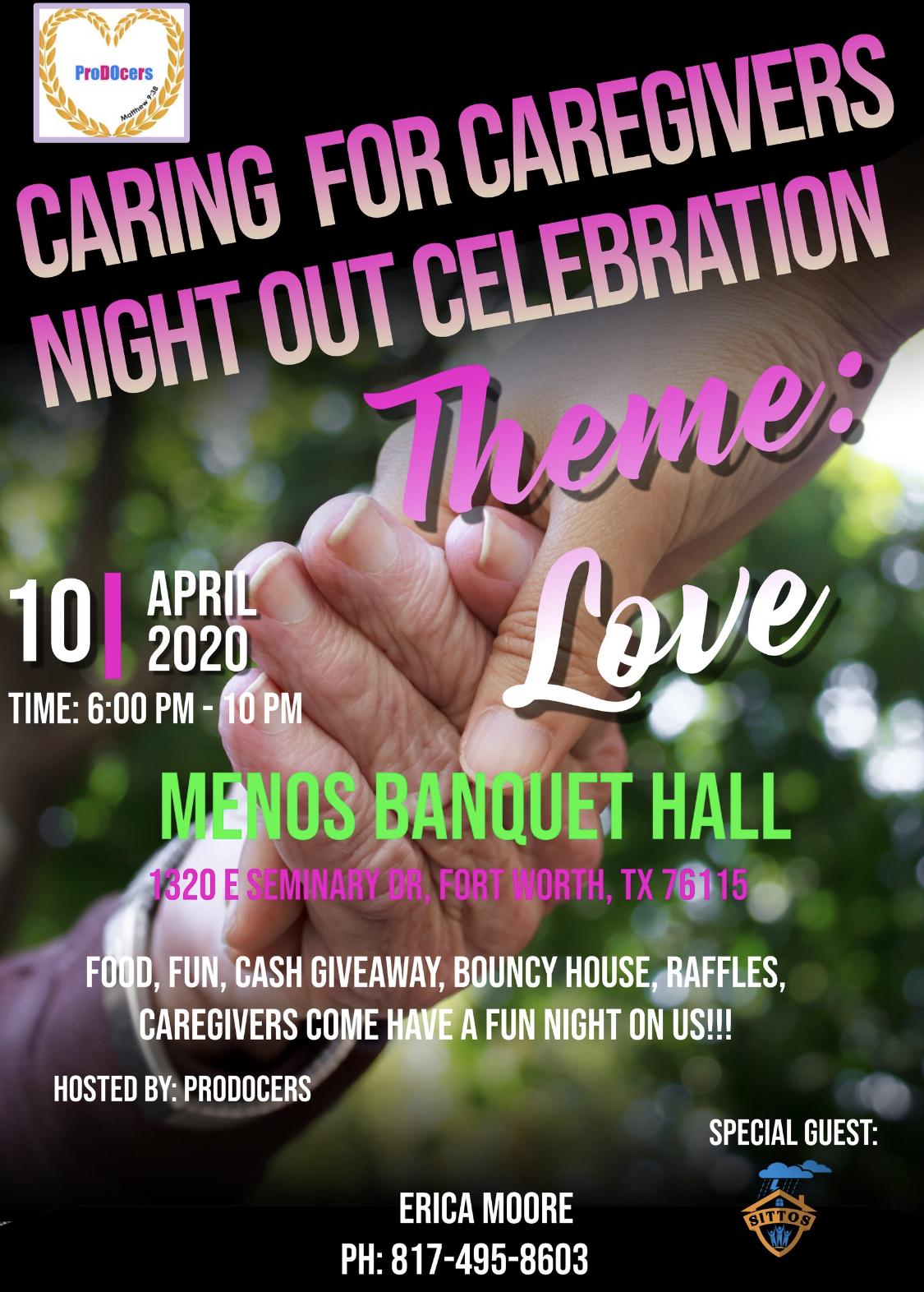 Caring for Caregivers Night Out Celebration