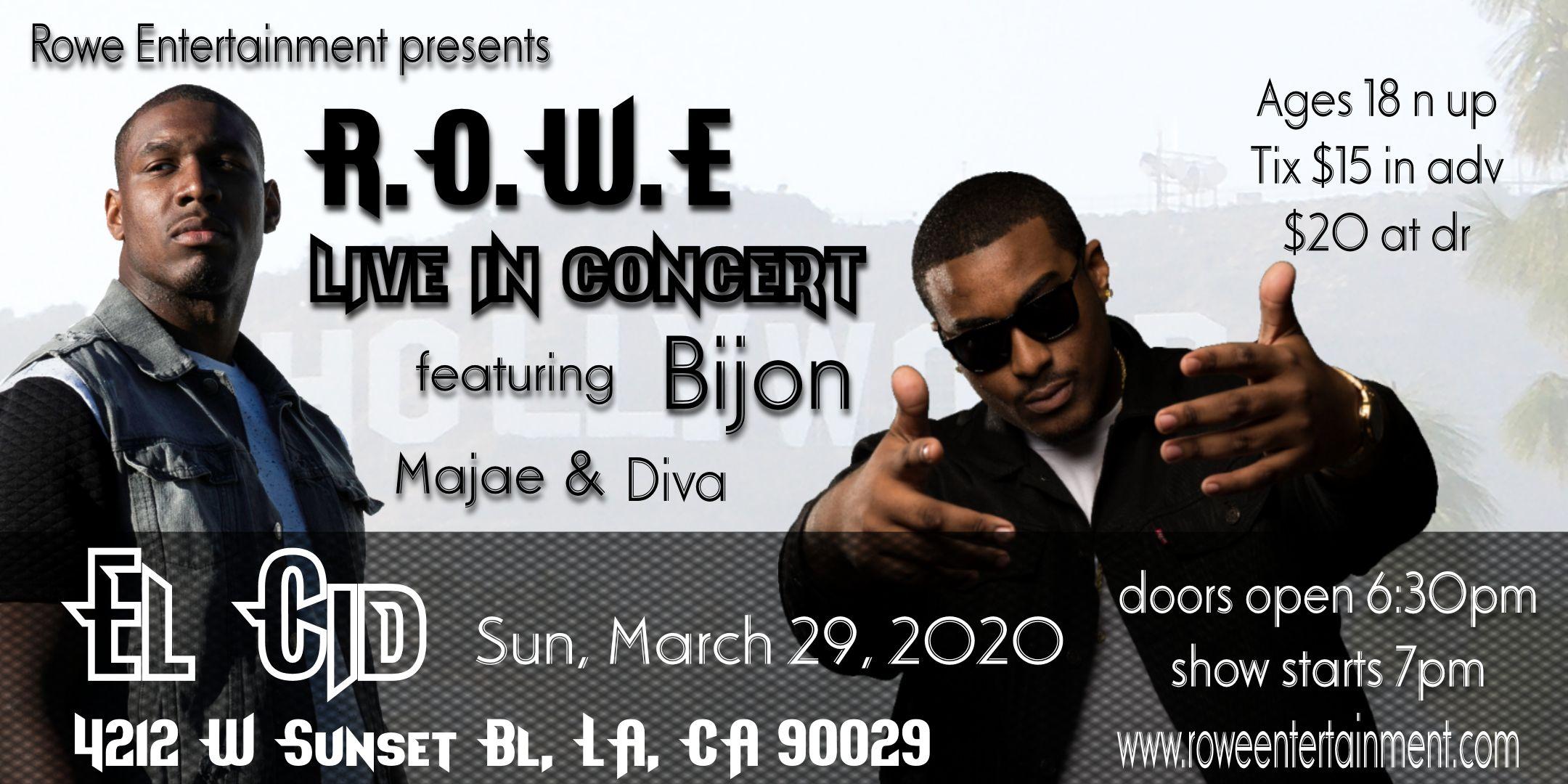 R.O.W.E : Live In Concert