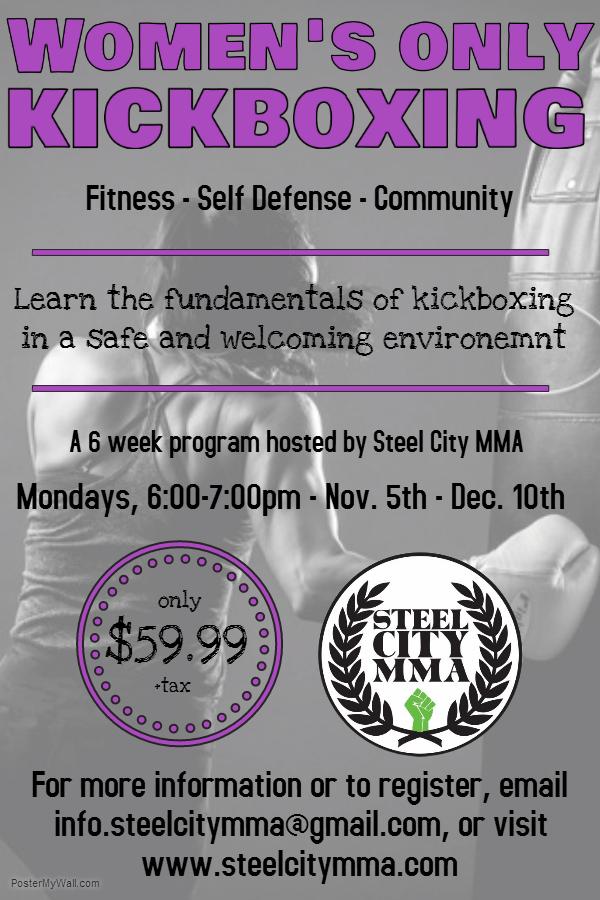 Women's Only Kickboxing April/May