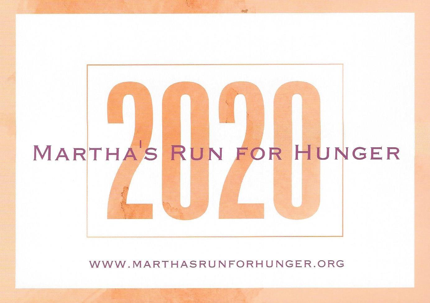 Martha's Run for Hunger 2020