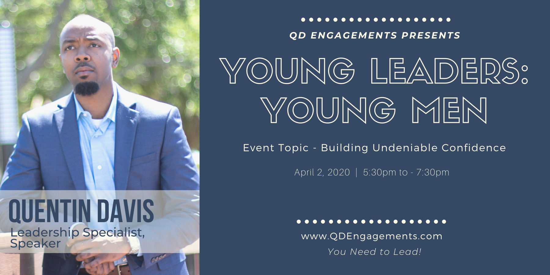 Young Leaders: Young Men - Building Undeniable Confidence