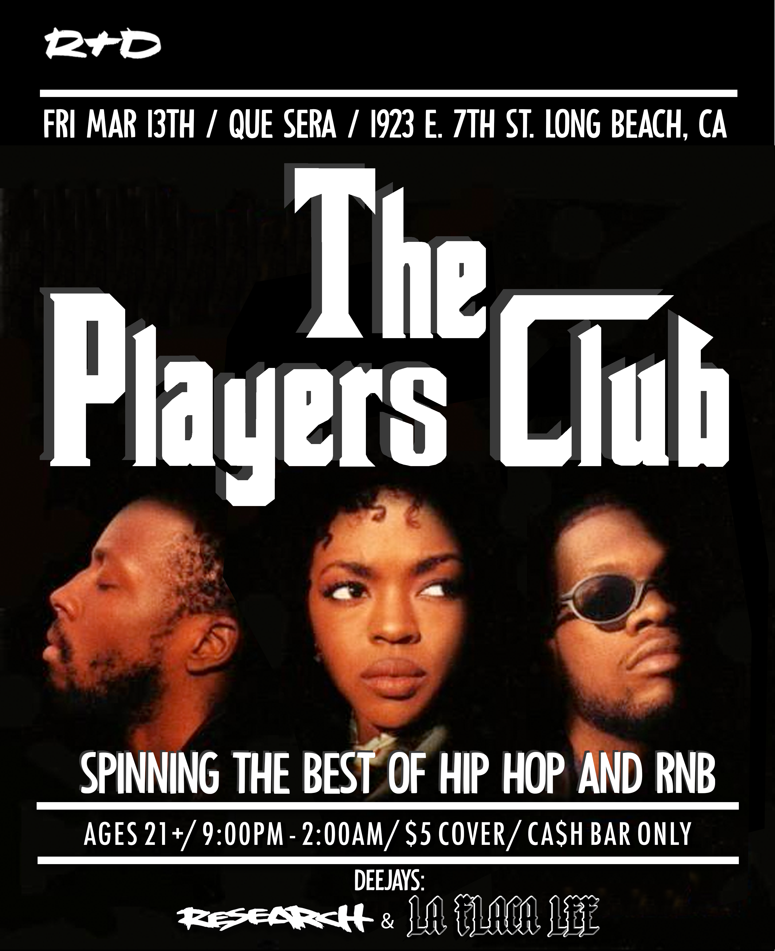 Players Club Early 2000s / 90s RnB & Hip Hop Party in Long Beach