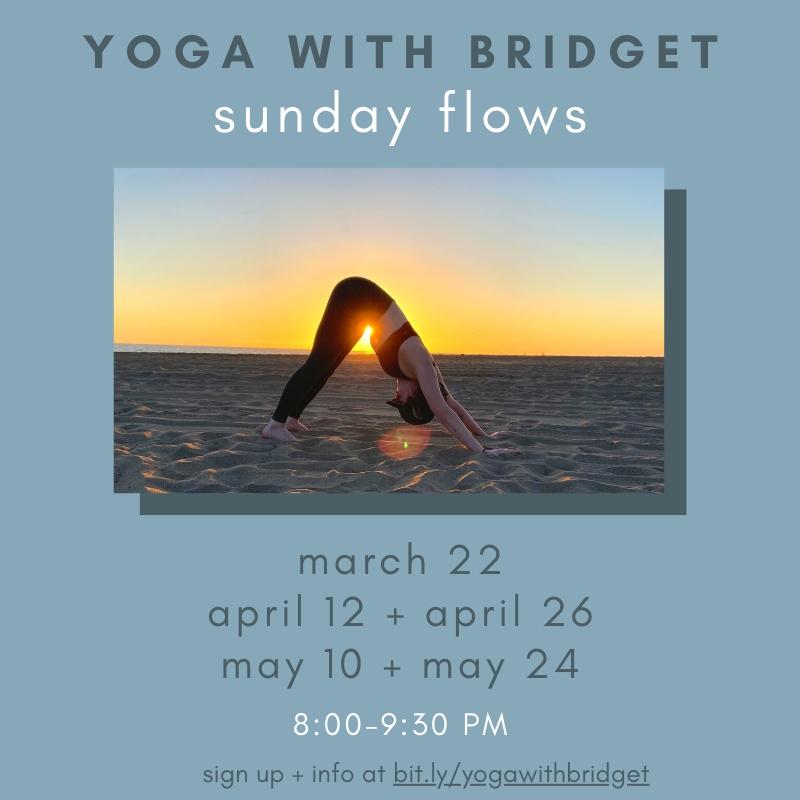 Sunday Flows (Pay What You Can Vinyasa Yoga)