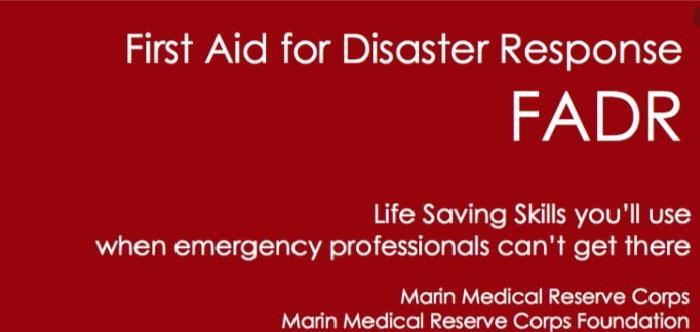 FADR (First Aid for Disaster Response)