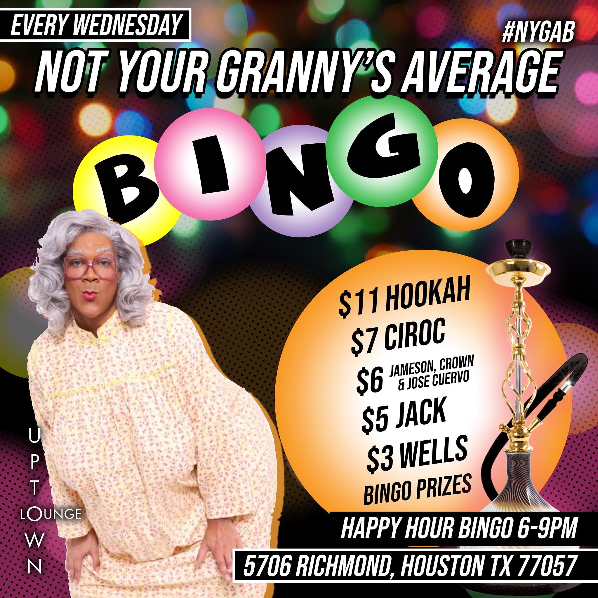 Not your Granny's Average Bingo!!!
