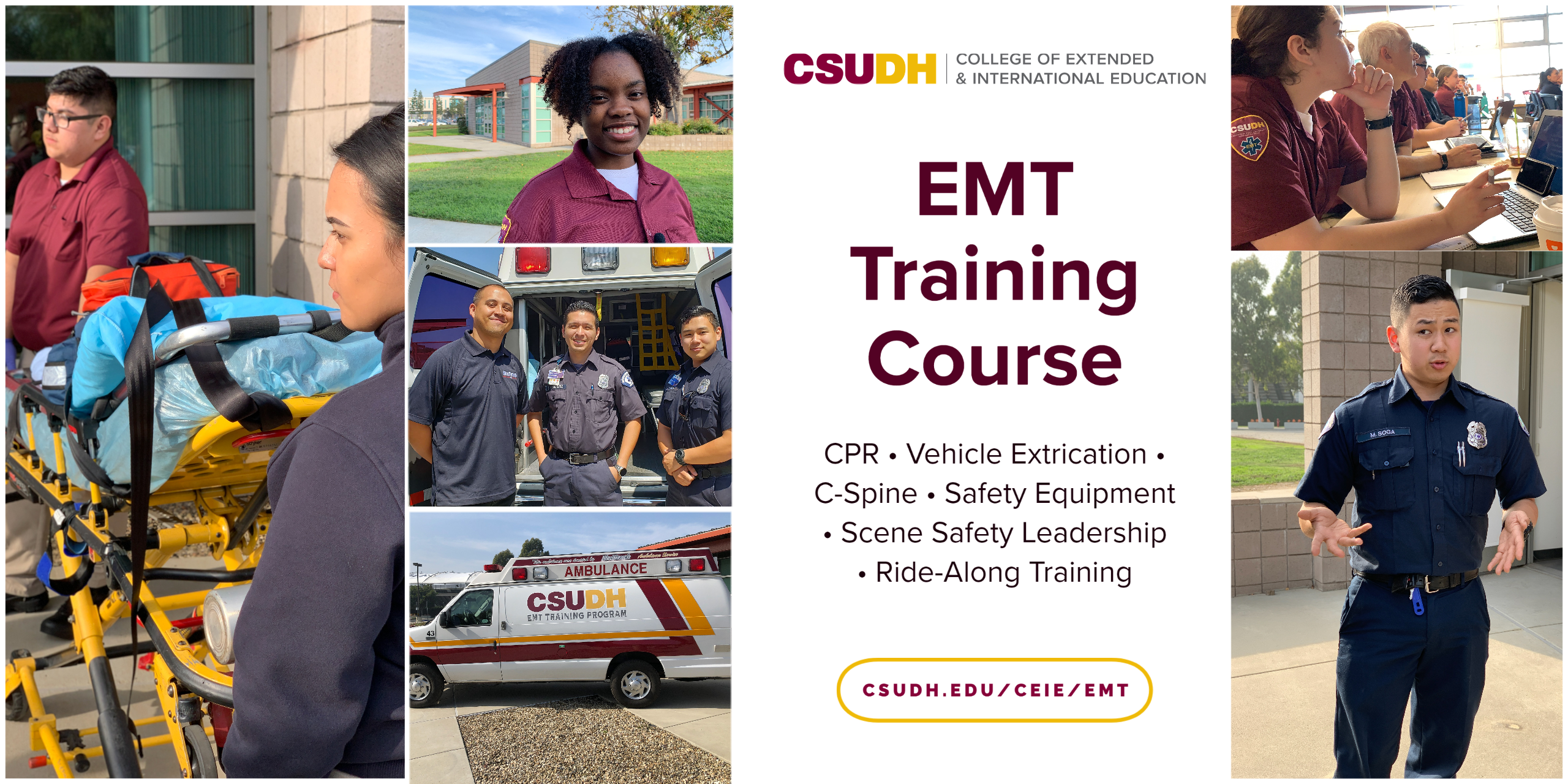 Info Session: Emergency Medical Technician (EMT) Training Course | CSUDH (6/3/20)