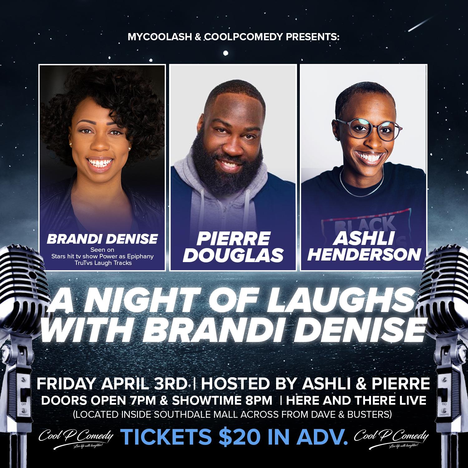 A Night Of Laughs W/Brandi Denise