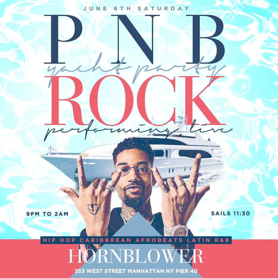 PNB ROCK HIP HOP yacht party