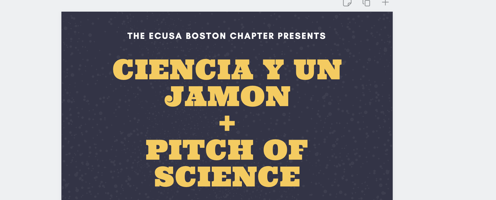 Ciencia y un Jamón + Pitch of Science