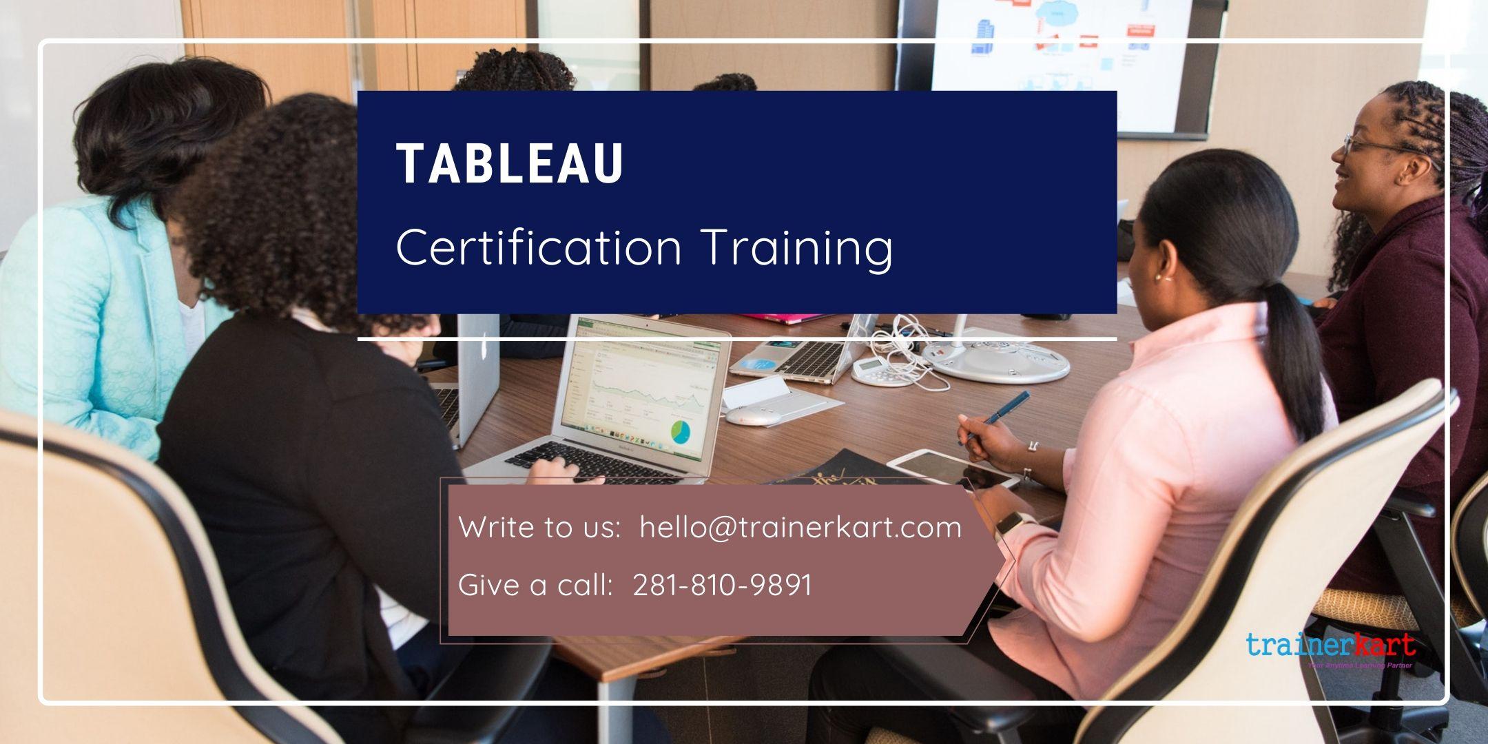 Tableau 4 day classroom Training in Baltimore, MD